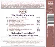 Jonathan Dove (geb. 1959): The Passing of the Year für 2 Chöre &amp; Klavier, CD