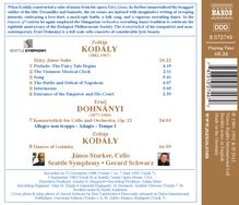 Zoltan Kodaly (1882-1967): Hary Janos-Suite, CD