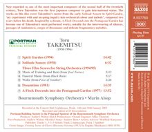 Toru Takemitsu (1930-1996): Spirit Garden, CD