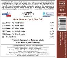 Arcangelo Corelli (1653-1713): Violinsonaten op.5 Nr.7-12, CD