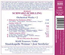 Reinhard Schwarz-Schilling (1904-1985): Orchesterwerke Vol.2, CD