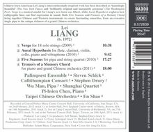 Lei Liang (geb. 1972): Verge, CD