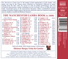 The Manchester Gamba Book (ca.1660), 2 CDs
