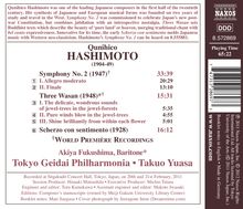 Qunihico Hashimoto (1904-1949): Symphonie Nr.2, CD