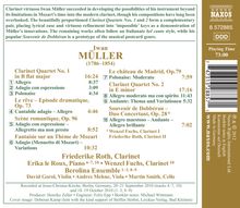 Iwan Müller (1786-1854): Klarinettenquartette Nr.1 &amp; 2, CD