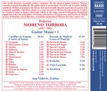 Federico Moreno Torroba (1891-1982): Gitarrenwerke Vol.1, CD