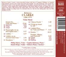 Rebecca Clarke (1886-1979): Musik mit Viola, CD