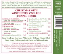 Christmas with Winchester College Chapel Choir, CD