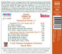 Zdenek Fibich (1850-1900): Orchesterwerke Vol.1, CD