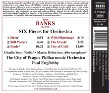 Tony Banks (geb. 1950): 6 Pieces for Orchestra, CD
