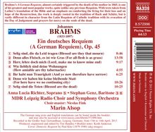 Johannes Brahms (1833-1897): Ein Deutsches Requiem op.45, CD