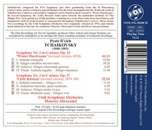 Peter Iljitsch Tschaikowsky (1840-1893): Symphonien Nr.1 &amp; 2, CD