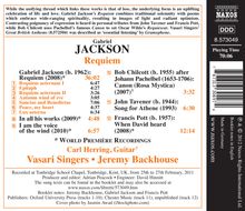 Gabriel Jackson (geb. 1962): Requiem, CD