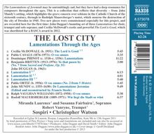 Sospiri - The Lost City (Lamentations Through the Ages), CD