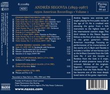 Andres Segovia - 1950s American Recordings Vol.1, CD