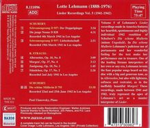 Lotte Lehmann - Lieder Recordings Vol.5, CD