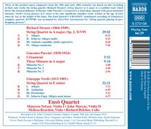 Giuseppe Verdi (1813-1901): Streichquartett e-moll, CD