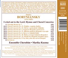 Dimitry Bortnjansky (1751-1825): Geistliche Chorkonzerte Nr.1,6,9,15,18,21,27,32, CD