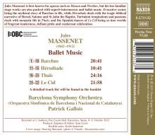 Jules Massenet (1842-1912): Ballettmusik, CD