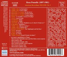 Rosa Ponselle - American Recordings Vol.3, CD