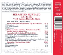 Paul Hindemith (1895-1963): Werke für Cello &amp; Klavier, CD