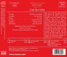 Wolfgang Amadeus Mozart (1756-1791): Cosi fan tutte, 3 CDs