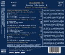 Ludwig van Beethoven (1770-1827): Sämtliche Violinsonaten Vol.1, CD