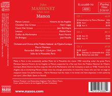 Jules Massenet (1842-1912): Manon, 2 CDs