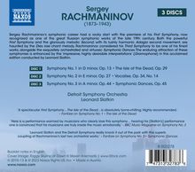 Sergej Rachmaninoff (1873-1943): Symphonien Nr.1-3, 3 CDs