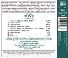 Ernest Bloch (1880-1959): Israel Symphony, CD