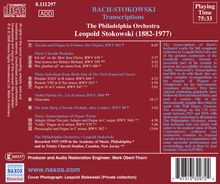 Johann Sebastian Bach (1685-1750): Leopold Stokowski-Transkriptionen, CD