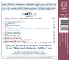 Jean Sibelius (1865-1957): Pelleas &amp; Melisande - Suite op.46, CD