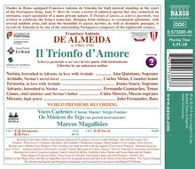 Francisco Antonio de Almeida (1702-1755): Il Trionfo d'Amore, 2 CDs