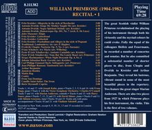 William Primrose - Recital Vol.1, CD