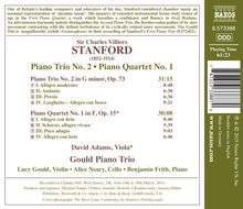 Charles Villiers Stanford (1852-1924): Klaviertrio Nr.2, CD