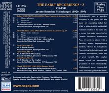 Arturo Benedetti Michelangeli - The Early Recordings Vol.3, CD