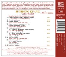 Junhong Kuang - Laureate Series Guitar, CD