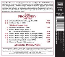 Serge Prokofieff (1891-1953): Klavierwerke, CD