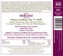Hector Berlioz (1803-1869): Romeo &amp; Julia op.17, 2 CDs