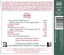 Pierre Rode (1774-1830): Violinkonzerte Nr.11 &amp; 12, CD