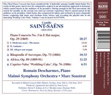 Camille Saint-Saens (1835-1921): Klavierkonzert Nr.3, CD