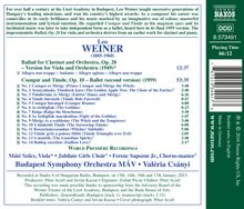 Leo Weiner (1885-1960): Sämtliche Orchesterwerke Vol.1, CD