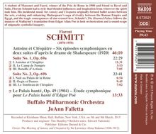 Florent Schmitt (1870-1958): Antoine et Cleopatre op.69, CD