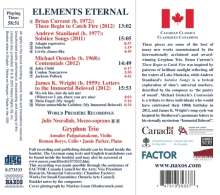 Gryphon Trio - Elements Eternal, CD