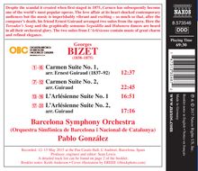 Georges Bizet (1838-1875): Carmen-Suiten Nr.1 &amp; 2, CD