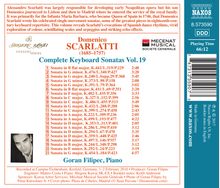 Domenico Scarlatti (1685-1757): Klaviersonaten Vol.19, CD