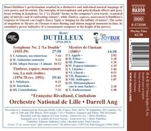 Henri Dutilleux (1916-2013): Symphonie Nr.2, CD