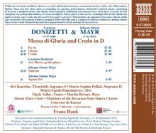 Gaetano Donizetti (1797-1848): Messa di Gloria e Credo, CD