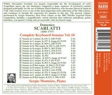 Domenico Scarlatti (1685-1757): Klaviersonaten Vol.18, CD