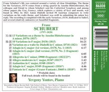 Franz Schubert (1797-1828): Variationen für Klavier, CD